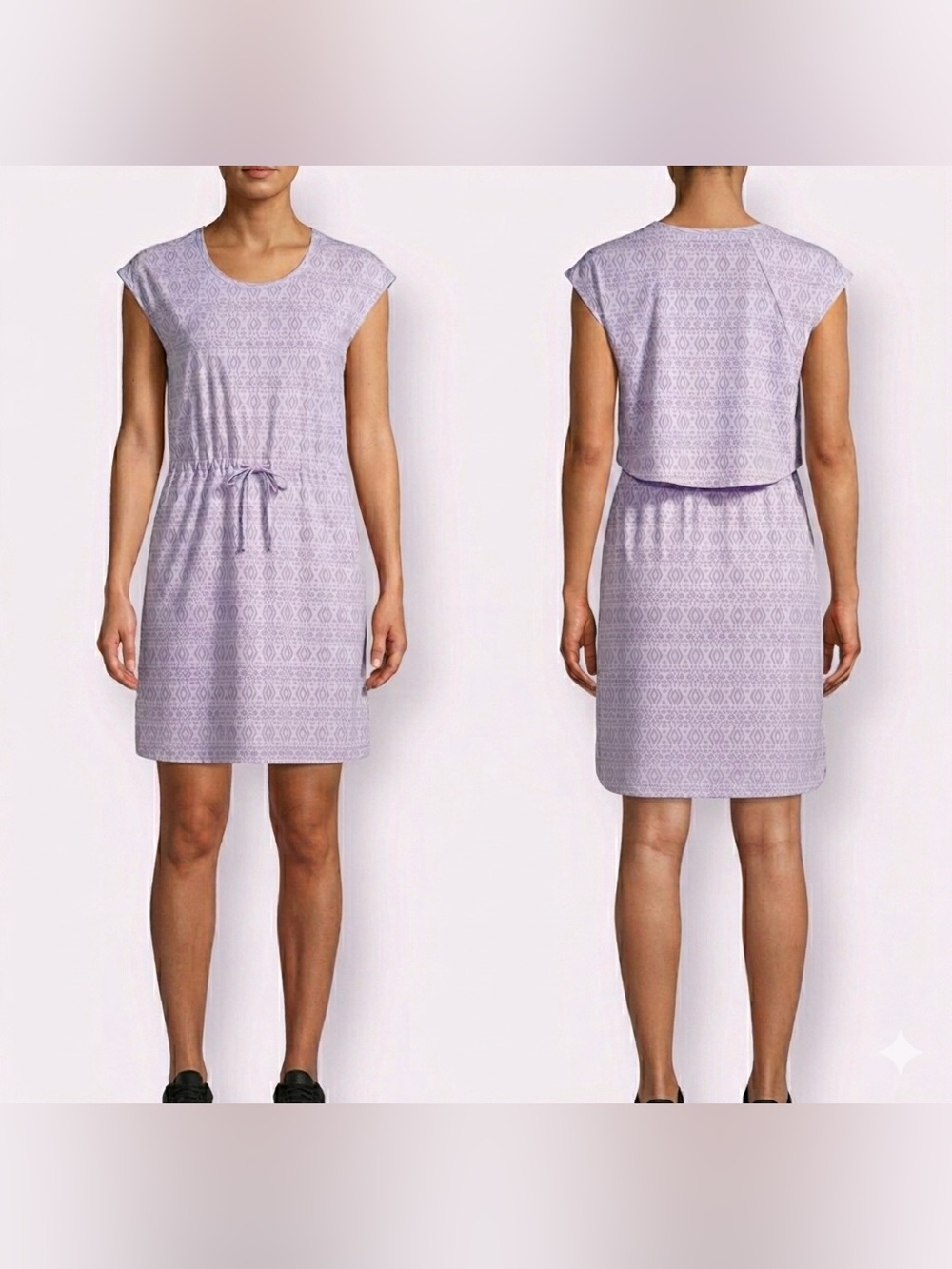 Reel Legends Florida Performance Air Dress w/Pockets Women’s M Lilac Geo Print